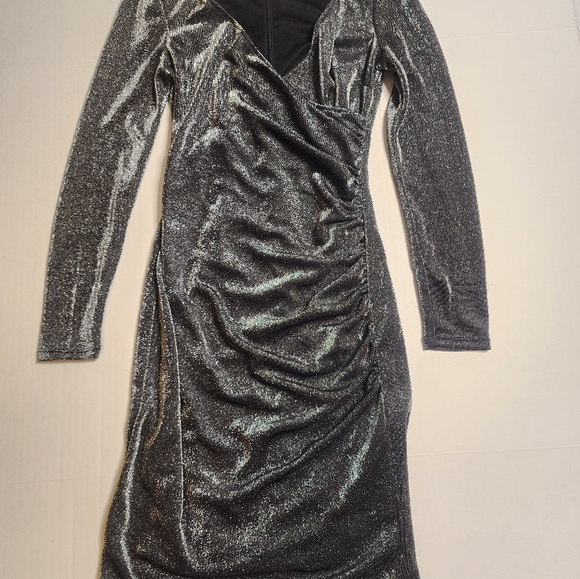 White House Black Market Metallic Dress XXS - Picture 2 of 4
